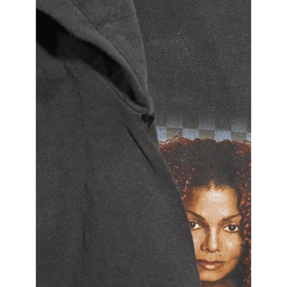 Copied - Rare 1998 Vintage Janet Jackson Velvet Rope Band Tour Tee Size Large - Picture 5 of 8